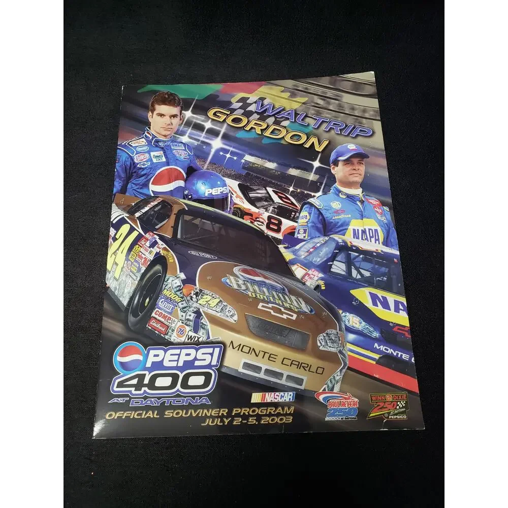 Daytona Beach Speedway Pepsi 400 NASCAR Winston Cup Series Program July 5 2003